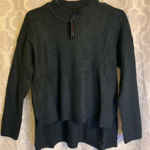 Black cropped sweater